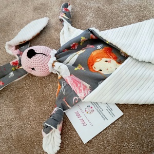 Igazi csajos nyuszis nyunyóka bármilyen alkalomra - baba - mama - babalátogató ajándékcsomag - Meska.hu