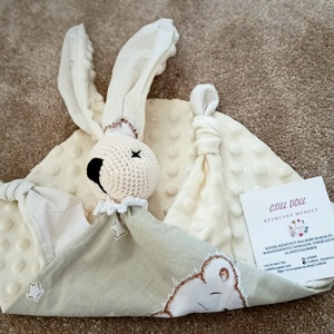 Pihe puha natúr nyuszis nyunyóka  - baba - mama - babalátogató ajándékcsomag - Meska.hu