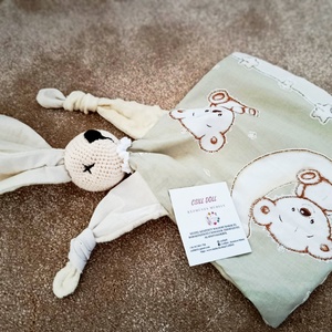 Pihe puha natúr nyuszis nyunyóka  - baba - mama - babalátogató ajándékcsomag - Meska.hu