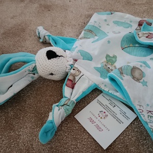 Gyönyörű natúr Babaváró-Babaköszöntő ajándék szett díszdobozban  - Meska.hu