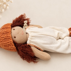  Pihe puha öltöztethető  Waldorf típusú baba - játék & sport - baba & babaház - öltöztethető baba - Meska.hu