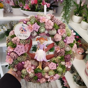 Tündér figurás ajtódísz - otthon & életmód - dekoráció - ajtó- és ablak dekoráció - ajtódísz & kopogtató - Meska.hu