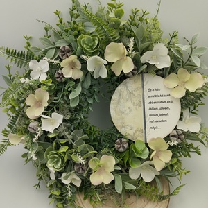 Több évszakos, natúr élethű ajtódísz, 42cm, Otthon & Életmód, Dekoráció, Ajtó- és ablak dekoráció, Ajtódísz & Kopogtató, , MESKA