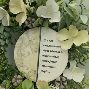 Több évszakos, natúr élethű ajtódísz, 42cm - otthon & életmód - dekoráció - ajtó- és ablak dekoráció - ajtódísz & kopogtató - Meska.hu