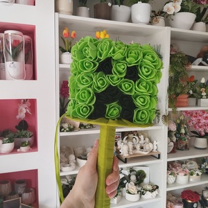 Minecraft full habrózsás örökcsokor - otthon & életmód - virágdekoráció - virágok - virágcsokor - Meska.hu