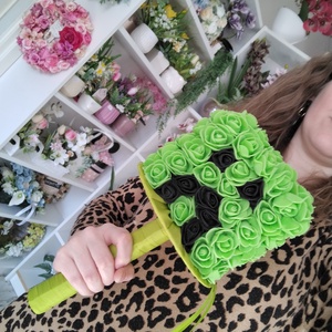 Minecraft full habrózsás örökcsokor - otthon & életmód - virágdekoráció - virágok - virágcsokor - Meska.hu