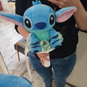 Unisex Stitch csokor - otthon & életmód - virágdekoráció - virágok - virágcsokor - Meska.hu