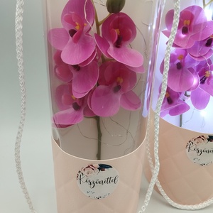 Köszönettel Ledes orchidea henger  - otthon & életmód - dekoráció - asztal és polc dekoráció - asztaldísz - Meska.hu