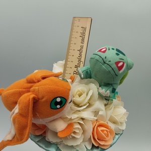 Pokemon örökcsokor - otthon & életmód - virágdekoráció - virágok - virágcsokor - Meska.hu