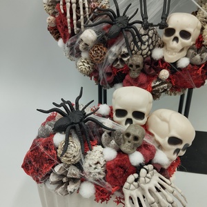 Koponyás, pókos Halloween szett - otthon & életmód - dekoráció - halloween - halloweeni dekoráció - Meska.hu