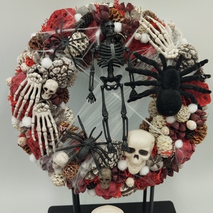Koponyás, pókos Halloween szett - otthon & életmód - dekoráció - halloween - halloweeni dekoráció - Meska.hu