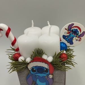 Mini Stitch adventi box - karácsony - adventi díszek - adventi gyertyadíszek és koszorúdíszek - Meska.hu