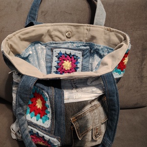 Hippi táska - táska & tok - kézitáska & válltáska - nagy pakolós táska - Meska.hu