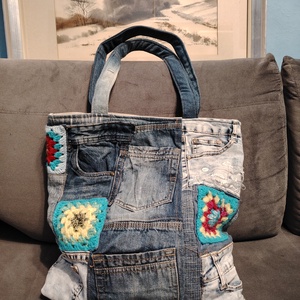 Hippi táska - táska & tok - kézitáska & válltáska - nagy pakolós táska - Meska.hu