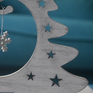 Karácsonyi asztaldísz, fenyő - karácsony - karácsonyi lakásdekoráció - ünnepi asztaldekoráció - Meska.hu