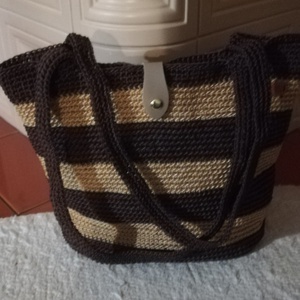 Horgolt kézitáska - táska & tok - kézitáska & válltáska - alkalmi táska - Meska.hu