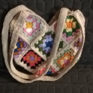 Horgolt kézitásja - táska & tok - kézitáska & válltáska - kézitáska - Meska.hu