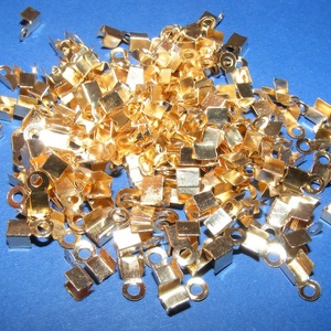Bőrvég (431/G minta/10 db) - 8x4x3 mm - gyöngy, ékszerkellék - Meska.hu Bőrvég (431/G minta/10 db) - 8x4x3 mm - gyöngy, ékszerkellék - Meska.hu