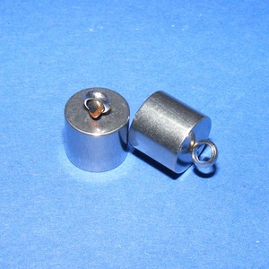 Nemesacél bőrvég (STAS-7 minta/1 db) - 12x9 mm - gyöngy, ékszerkellék - Meska.hu Nemesacél bőrvég (STAS-7 minta/1 db) - 12x9 mm - gyöngy, ékszerkellék - Meska.hu