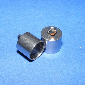 Nemesacél bőrvég (STAS-7 minta/1 db) - 12x9 mm - gyöngy, ékszerkellék - Meska.hu Nemesacél bőrvég (STAS-7 minta/1 db) - 12x9 mm - gyöngy, ékszerkellék - Meska.hu