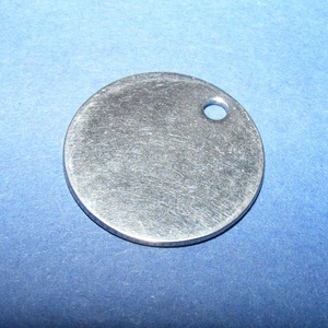 Nemesacél medál (STAS-31 minta) - ? 8x1 mm - gyöngy, ékszerkellék - Meska.hu Nemesacél medál (STAS-31 minta) - ? 8x1 mm - gyöngy, ékszerkellék - Meska.hu