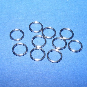 Nemesacél szerelőkarika (STAS-16 minta/10 db) - 7x0,8 mm - gyöngy, ékszerkellék - Meska.hu Nemesacél szerelőkarika (STAS-16 minta/10 db) - 7x0,8 mm - gyöngy, ékszerkellék - Meska.hu