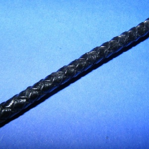 Fonott bőrszíj - 6 mm (4. minta/0,5 m) - fekete - vegyes alapanyag - egyéb alapanyag - Meska.hu Fonott bőrszíj - 6 mm (4. minta/0,5 m) - fekete - vegyes alapanyag - egyéb alapanyag - Meska.hu
