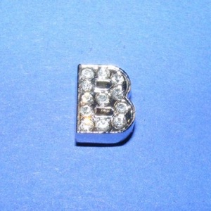 Strassz betű (1 db) - B - gyöngy, ékszerkellék - Meska.hu Strassz betű (1 db) - B - gyöngy, ékszerkellék - Meska.hu
