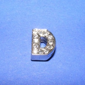 Strassz betű (1 db) - D - gyöngy, ékszerkellék - Meska.hu Strassz betű (1 db) - D - gyöngy, ékszerkellék - Meska.hu