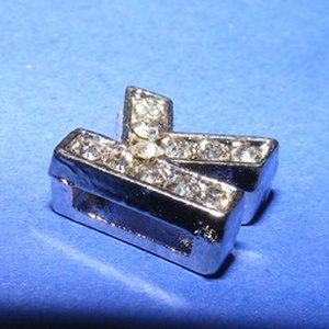 Strassz betű (1 db) - K - gyöngy, ékszerkellék - Meska.hu Strassz betű (1 db) - K - gyöngy, ékszerkellék - Meska.hu