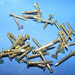 Szög-3 (10x2 mm/20 db) - arany - csat, karika, zár - Meska.hu Szög-3 (10x2 mm/20 db) - arany - csat, karika, zár - Meska.hu
