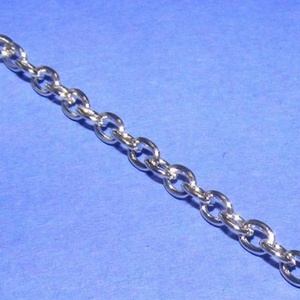 Nikkel színű lánc (4. minta/1 m) - 4x3x0,7 mm - gyöngy, ékszerkellék - Meska.hu Nikkel színű lánc (4. minta/1 m) - 4x3x0,7 mm - gyöngy, ékszerkellék - Meska.hu