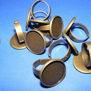 Gyűrű alap (63/AB minta/1 db) - antik bronz - gyöngy, ékszerkellék - Meska.hu Gyűrű alap (63/AB minta/1 db) - antik bronz - gyöngy, ékszerkellék - Meska.hu
