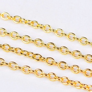 Arany színű lánc (43. minta - színtartó/1 m) - 2x1,5x0,5 mm - gyöngy, ékszerkellék - Meska.hu Arany színű lánc (43. minta - színtartó/1 m) - 2x1,5x0,5 mm - gyöngy, ékszerkellék - Meska.hu