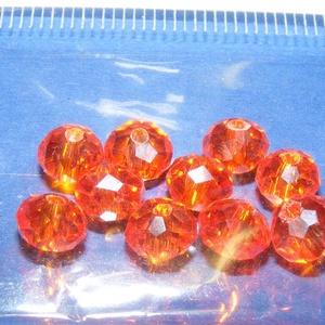 Csiszolt üveggyöngy-13 (4x6 mm/10 db) - tűzopál - gyöngy, ékszerkellék - Meska.hu Csiszolt üveggyöngy-13 (4x6 mm/10 db) - tűzopál - gyöngy, ékszerkellék - Meska.hu