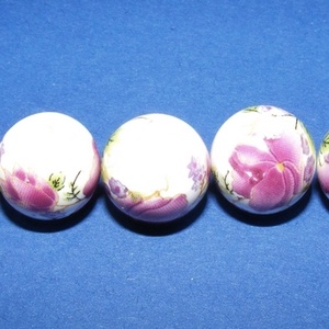 Porcelángyöngy-11 ( 12 mm/5 db) - gyöngy, ékszerkellék - Meska.hu Porcelángyöngy-11 ( 12 mm/5 db) - gyöngy, ékszerkellék - Meska.hu