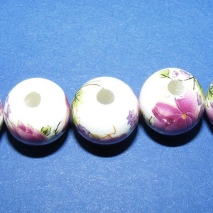 Porcelángyöngy-11 ( 12 mm/5 db) - gyöngy, ékszerkellék - Meska.hu Porcelángyöngy-11 ( 12 mm/5 db) - gyöngy, ékszerkellék - Meska.hu