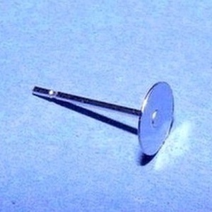 Nemesacél stiftes fülbevaló alap (STAS-21 minta/10 db) - 8x12 mm - gyöngy, ékszerkellék - Meska.hu Nemesacél stiftes fülbevaló alap (STAS-21 minta/10 db) - 8x12 mm - gyöngy, ékszerkellék - Meska.hu