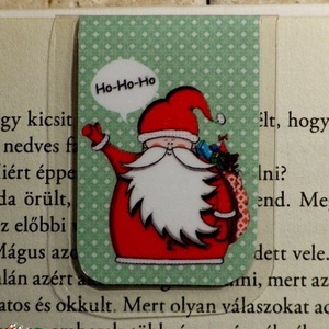 MIKULÁS- Ünnepi mini MÁGNESES könyvjelző 1db - Meska.hu