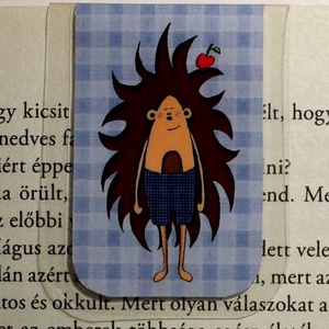Sün Balázs-mini MÁGNESES könyvjelző 1 db - Meska.hu