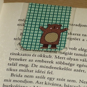 Kicsi Mackó mini MÁGNESES könyvjelző 1db - Meska.hu