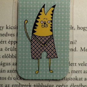 Cicafiú-mini MÁGNESES könyvjelző 1 db - Meska.hu