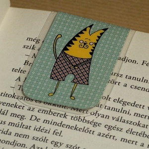 Cicafiú-mini MÁGNESES könyvjelző 1 db -  - Meska.hu