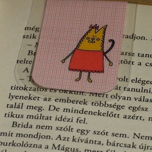 Cirmi-mini MÁGNESES könyvjelző 1 db -  - Meska.hu