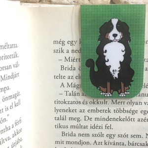 Berni pásztorkutya -mini MÁGNESES könyvjelző 1 db -  - Meska.hu