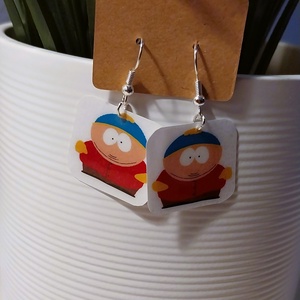 LAMIFÜLI - South Park -Cartman, Stan / 2 pár, Ékszer, Fülbevaló, Lógó fülbevaló, Ékszerkészítés, MESKA