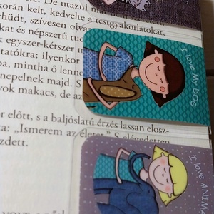 Állatbarát- MÁGNESES könyvjelző /3 db - Meska.hu