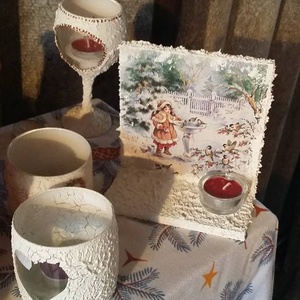 Pohár mécsestartó -  - Meska.hu