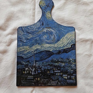 Vágódeszka Van Gogh képpel - otthon & életmód - konyhafelszerelés, tálalás - sütés, főzés - vágódeszka - Meska.hu