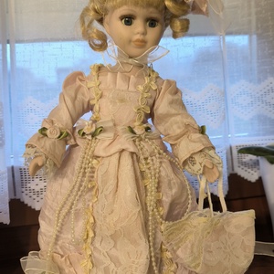 Vintage porcelán baba - Meska.hu
